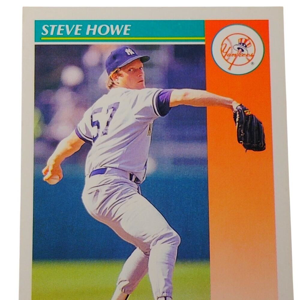 1992 Score Steve Howe #275 New York Yankees Relief Pitcher MLB Baseball NM